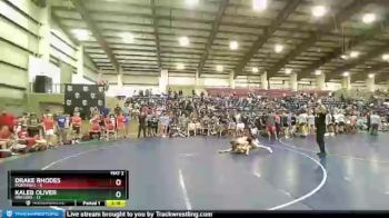 165 lbs Finals (8 Team) - Drake Rhodes, MONTANA2 vs Kaleb Oliver, Oregon1