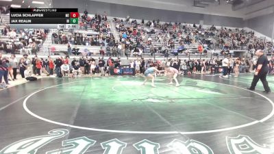 U20 Women - 59 lbs Champ. Round 2 - Lucia Schlapfer, MT vs Jax Realin, HI