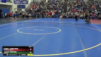 138 lbs Champ. Round 2 - Logan Winters, Yale HS vs Lydell Osbourne, CENTRAL CATHOLIC
