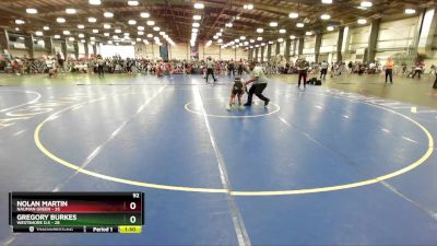 92 lbs Rd# 4- 2:00pm Friday Final Pool - Nolan Martin, Nauman Green vs Gregory Burkes, Westshore D.S