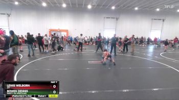 45 lbs Cons. Round 3 - Bowen Dennis, Ninety Six Wrestling vs Lewis Welborn, JET