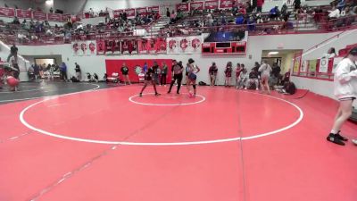 JH 126 lbs Cons. Round 3 - Asaria Grantham, ALTUS JH vs Melody Pendarvis, MIDWEST CITY JH
