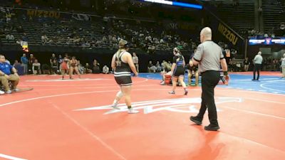190 Class 2 lbs Champ. Round 1 - Jayden Moehle, Grain Valley vs Cailyn Rector, Francis Howell North