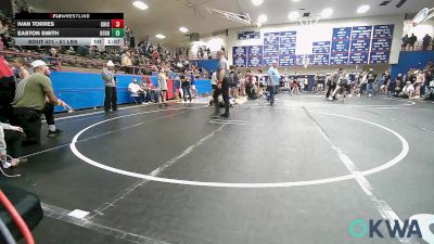 61 lbs Rr Rnd 4 - Ivan Torres, Chickasha Youth Wrestling vs Easton Smith, Kingfisher YellowJackets
