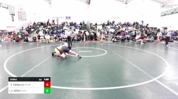 215 lbs Quarterfinal - Thiago Delacruz, RHAM vs Joe Allen, East Haven