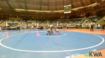 46 lbs Consi Of 16 #1 - Tripp Cooper, Collinsville Cardinal Youth Wrestling vs Zola Smith, HBT Grapplers