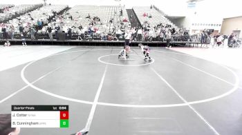 73-M lbs Quarterfinal - Joey Cotter, Newtown (CT) Youth Wrestling vs Brynn Cunningham, UpperTownship