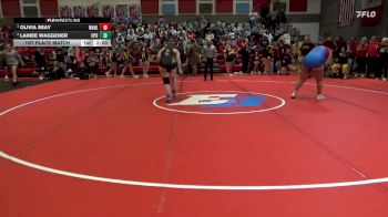 235 lbs 1st Place Match - Olivia Seay, Wahlert Catholic vs Lainee Waggener, Center Point-Urbana
