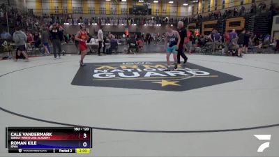 120 lbs Quarterfinal - Cale Vandermark, Sebolt Wrestling Academy vs Roman Kile, Iowa
