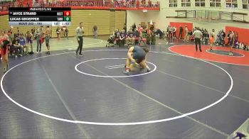 190 lbs Champ. Round 1 - Lucas Groepper, Tahoma vs Jayce Strand, Westview