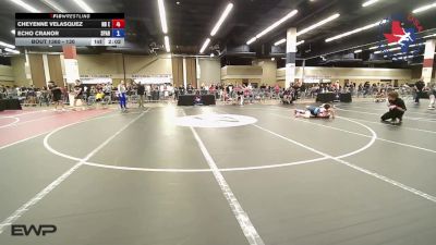 130 lbs Semifinal - Cheyenne Velasquez, NB Elite Wrestling Club vs Echo Cranor, Spartan Mat Club