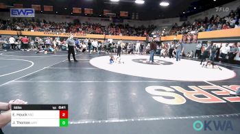 55 lbs Semifinal - Easton Houck, Norman Grappling Club vs Jeremy Thomas, Little Axe Takedown Club