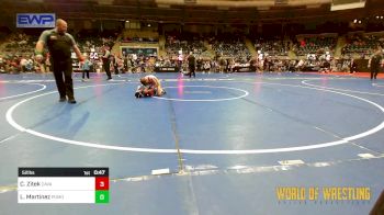 52 lbs Consi Of 8 #1 - Corbyn Zitek, Cavalry Wrestling Club vs Liam Martinez, Pomona Elite