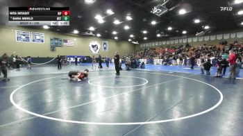 100 lbs Champ. Round 1 - Sara Merlo, Westminster vs Nita Intasit, Nipomo