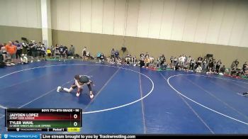 96 lbs Quarterfinal - Jaiyden Lopez, Scrap Yard Garage vs Tyler Wahl, LV Bear Wrestling Club (Spring