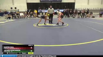 110 lbs Finals (4 Team) - Jayden Duncanson, Tioga Sr HS vs Austin Hall, Canisteo-Greenwood Sr HS