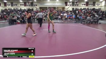 130 lbs Round 1 - Khloee Schmidt, Western Dubuque vs Adyen Keefe, Osage