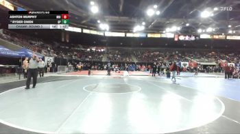 126 lbs Champ. Round 3 - Ryder Owen, Gonzaga Prep vs Ashton Murphy, Minico