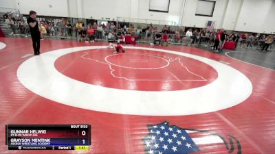 86 lbs Semifinal - Gunnar Helwig, RT Elite Wrestling vs Grayson Mentink, Askren Wrestling Academy