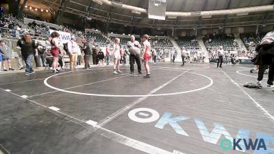 110 lbs Consolation - Bubba Siegel, Raw Wrestling Club vs Delaney Davis, Marlow Outlaws