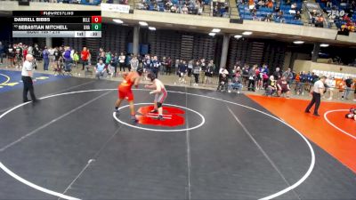 215 lbs Champ. Round 1 - Sebastian Mitchell, Unattached vs Darrell Bibbs, Belleville East