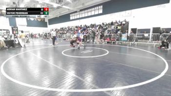 138 lbs Cons. Round 2 - Victor Feuerman, Valencia (Valencia) vs Adrian Martinez, Oak Hills