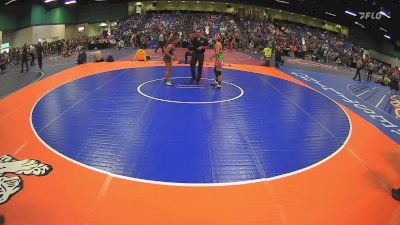 124 lbs Round Of 32 - Riley Lerner, NJ vs Nevaeh Colon, PA