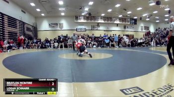 113 lbs Champ Round 1 (16 Team) - Logan Schnarr, Cascade vs Braylon McIntire, North Miami