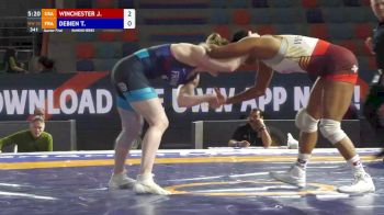 55 kgs Quarterfinal - Jacarra Winchester (USA) vs Tatiana Debien (FRA)