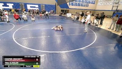 69 lbs Semifinal - Cooper Crockett, Sanderson Wrestling Academy vs Trig Klingler, Sanderson Wrestling Academy