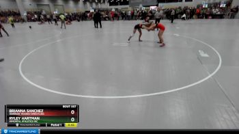 110 lbs Cons. Round 2 - Ryley Hartman, Immortal Athletics WC vs Brianna Sanchez, Warrior Trained Wrestling