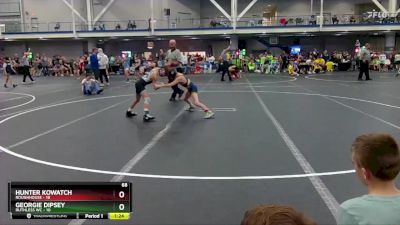 68 lbs Round 4 (8 Team) - Hunter Kowatch, Roughhouse vs Georgie Dipsey, Ruthless WC