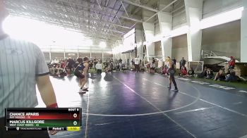 130 lbs Champ Round 1 (16 Team) - Chance Aparis, Mat Demons vs CHASE BOOZER, West Coast Riders