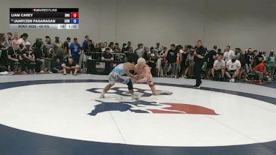 60 kg Cons. Sub-rd Of 64 - Liam Carey, Sarbacker Wrestling Academy vs Jahryzen Pagaragan, Gold Rush Wrestling