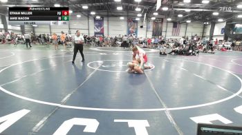195 lbs Rr Rnd 1 - Ethan Miller, PSF Wrestling Academy vs Jake Bacon, Flickr Boyz Yahtzee