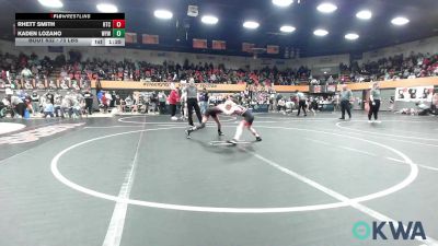 70 lbs Rr Rnd 2 - Rhett Smith, Hinton Takedown Club vs Kaden Lozano, Weatherford Youth Wrestling
