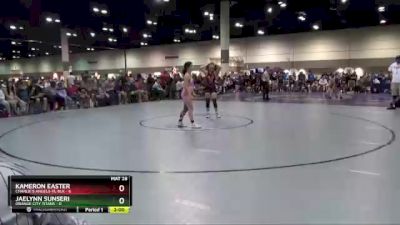 105 lbs Round 5 (8 Team) - Kameron Easter, Charlie`s Angels-FL Blk vs Jaelynn Sunseri, Orange City Titans