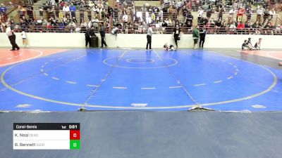 34-37 lbs Consolation - Kaydence Neal, Dendy Trained Wrestling vs Balis Bennett, Georgia