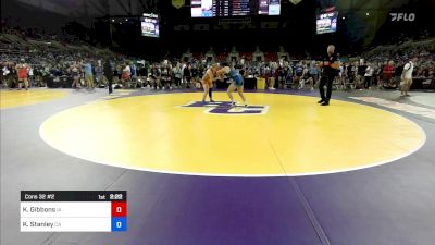 135 lbs Cons 32 #2 - Kallie Gibbons, IA vs Kyli Stanley, CA