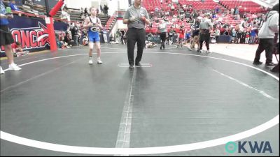 100 lbs Rr Rnd 1 - Mesiaha Finney-Trevizo, The Academy Wichita Kansas vs Blake Holzbaugh, Team Guthrie Wrestling