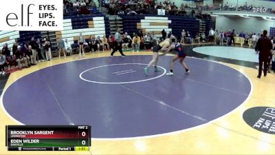 100 lbs. Champ. Round 2 - Brooklyn Sargent, Lexington vs Eden Wilder, Oakville