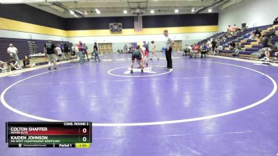 132 lbs Cons. Round 2 - Colton Shaffer, Moyer Elite vs Kaiden Johnson, MO West Championship Wrestling