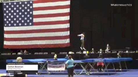 Caitlyn Bowman - Individual Trampoline, SPARK ATHLETICS - 2021 USA Gymnastics Championships