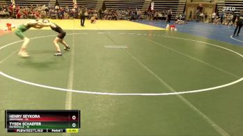 93 lbs Quarterfinals (8 Team) - Tysen Schaefer, Paynesville vs Henry Seykora, Owatonna