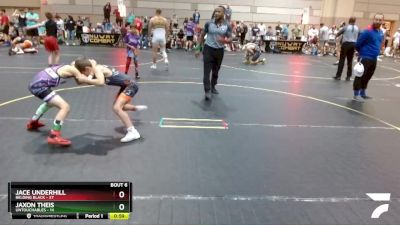 82 lbs Semis & 1st Wrestleback (8 Team) - Jaxon Theis, Untouchables vs Jace Underhill, Belding Black