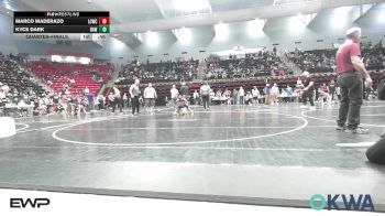 85 lbs Quarterfinal - Marco Maderazo, Lincoln Christian vs Kyce Dark, Raw Wrestling Club
