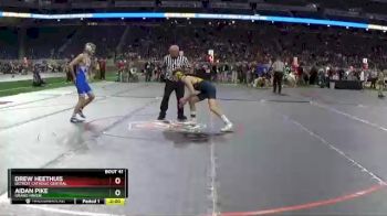 D1-119 lbs Champ. Round 1 - Drew Heethuis, Detroit Catholic Central vs Aidan Pike, Grand Haven