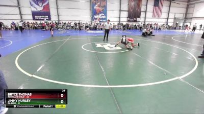 80 lbs Rd# 3 12:00pm Friday - Bryce Thomas, Maryland GOLD vs Jimmy Hurley, PA Blue