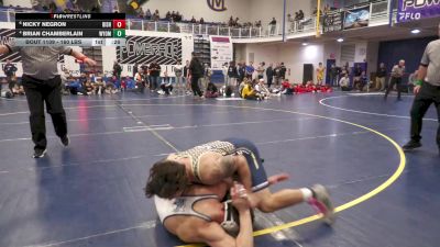 160 lbs Consy 8 - Nicky Negron, Bishop McDevitt vs Brian Chamberlain, Wyoming Seminary