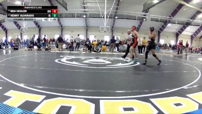 165 lbs Champ. Round 2 - Ben Hegler, Ohio Northern Univerity vs Kenny Alvarado, West Liberty